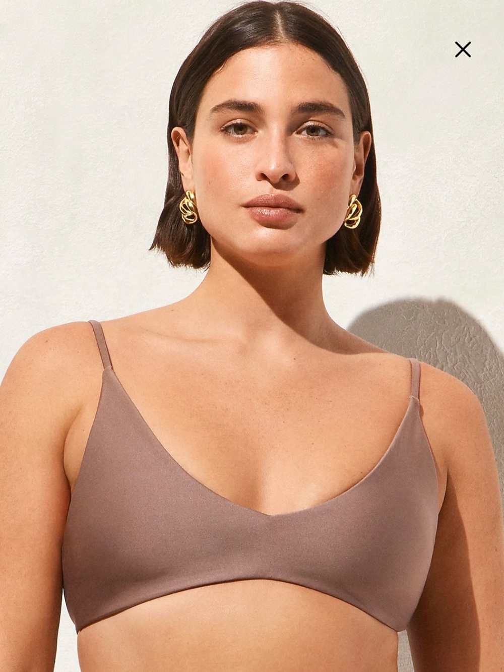 J.Crew Lana Bikini Top Size M NWT